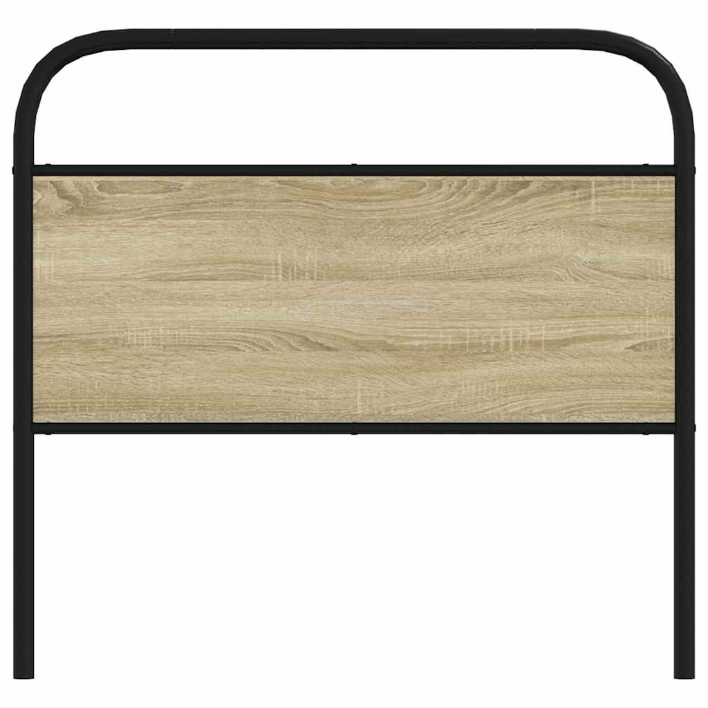 Cabeceira de substituição 107 cm derivados madeira/aço carvalho sonoma