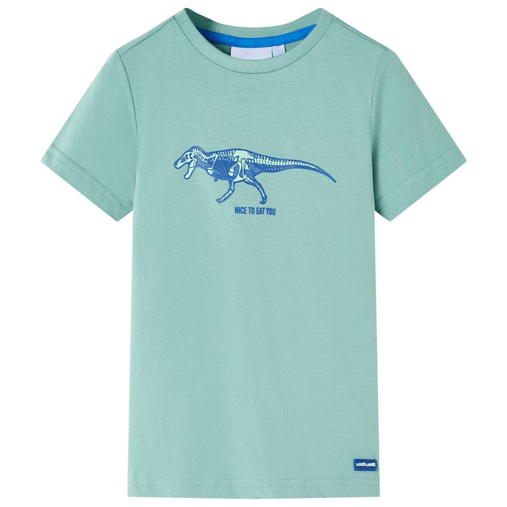 T-shirt para criança caqui-claro 116