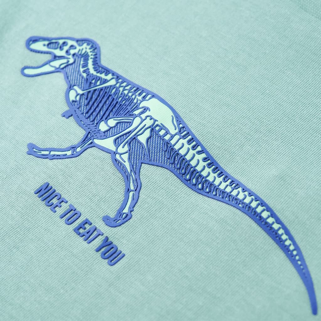 T-shirt para criança caqui-claro 116