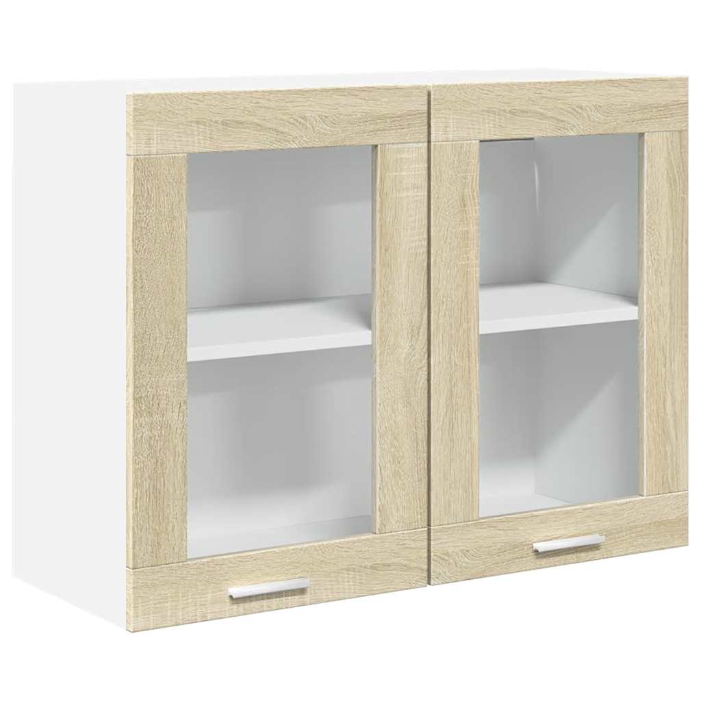 Conjunto móveis de cozinha “lyon” 8 pcs carvalho sonoma