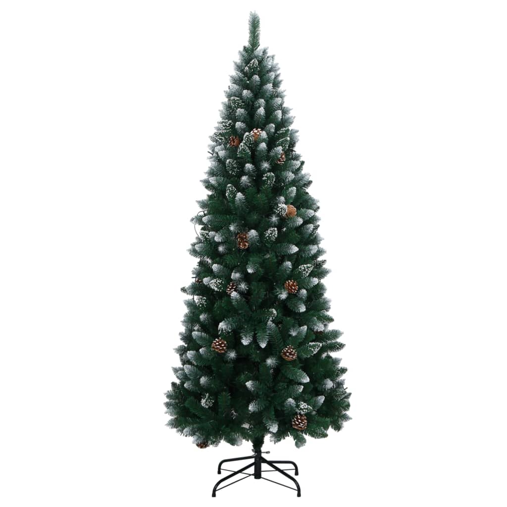 Árvore de natal artificial com 300 luzes LED 210 cm