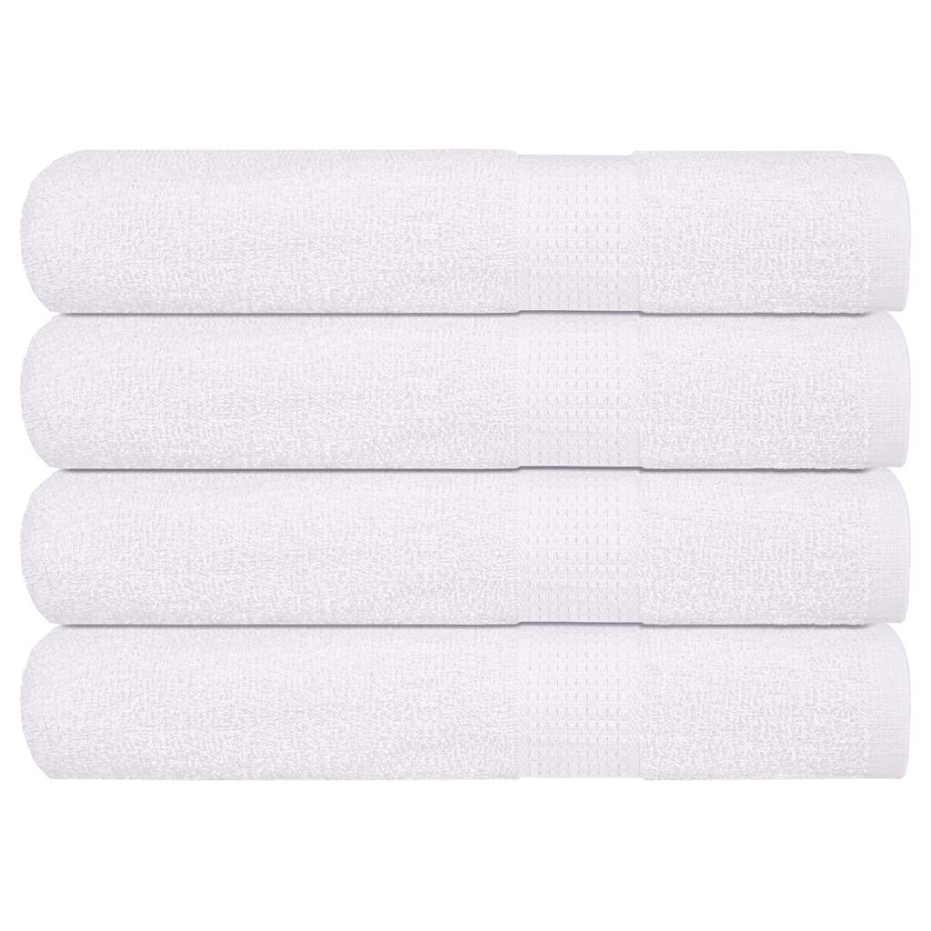Toalhas de sauna frogn 4 pcs 80x200 cm 360 g/m² branco