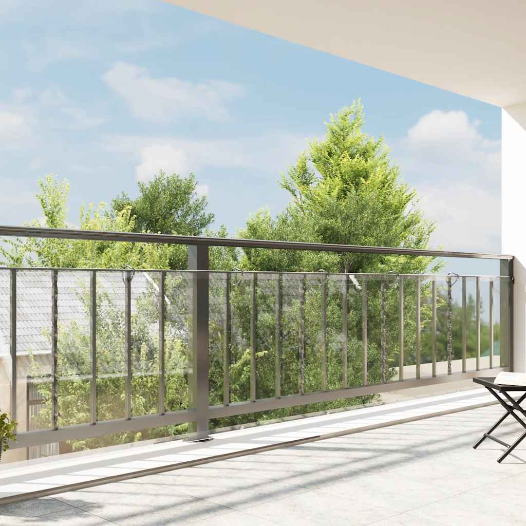 Encerado transparente com ilhós 1x8 m PVC