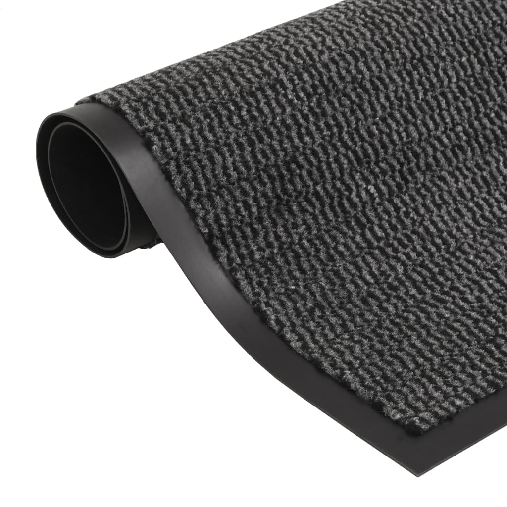 Tapete controlo de pó retangular tufado 120x180 cm antracite