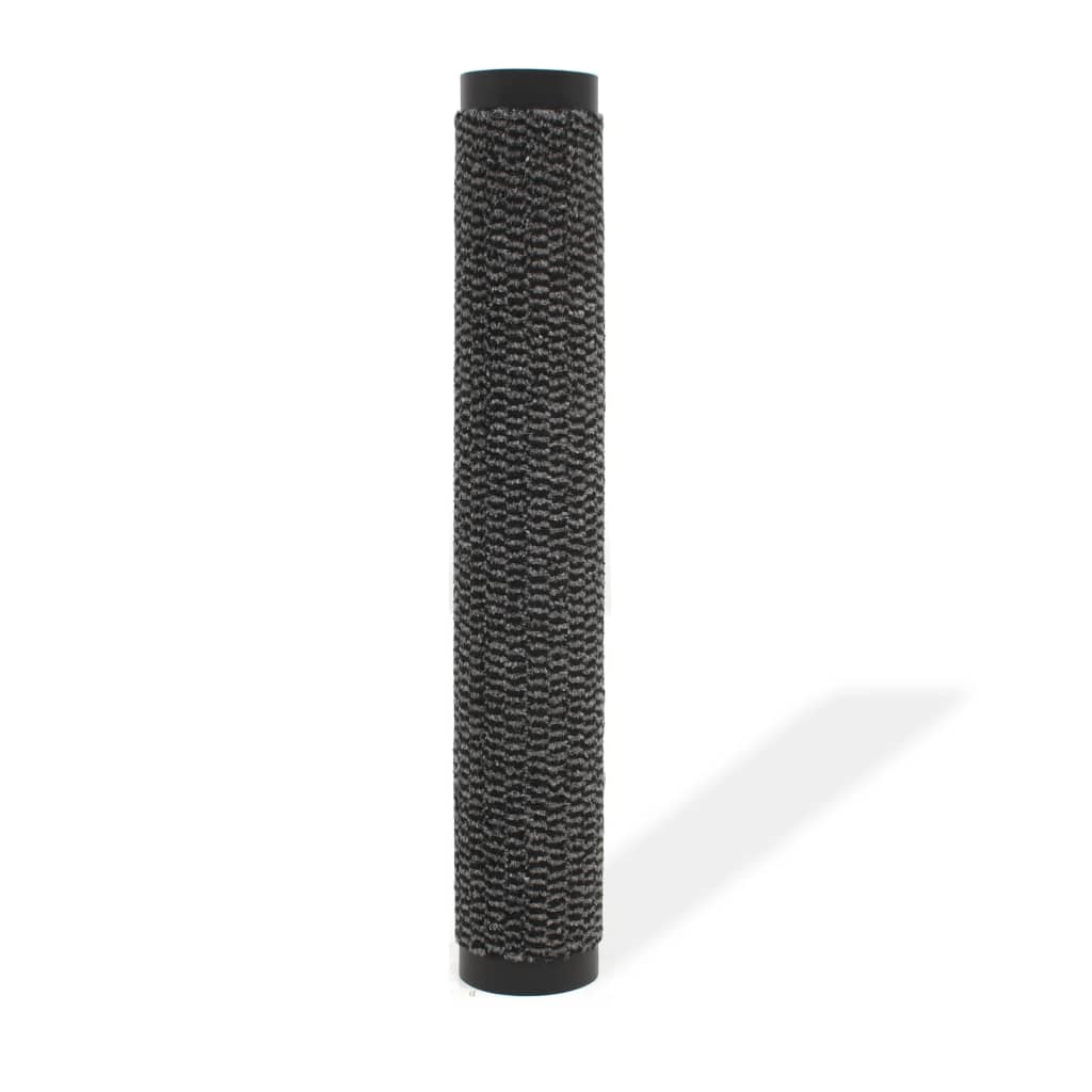 Tapete controlo de pó retangular tufado 120x180 cm antracite