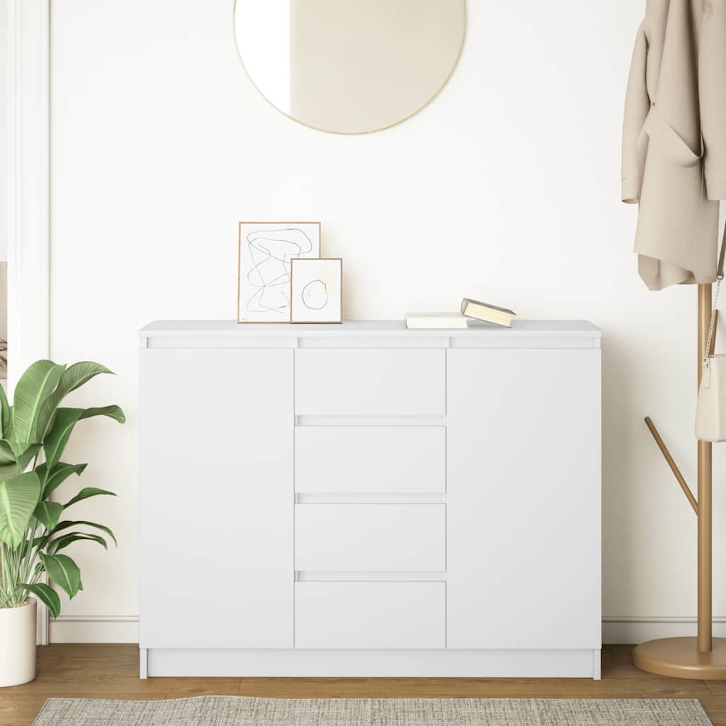 Aparador c/ gavetas 100,5x35x76 cm derivados de madeira branco