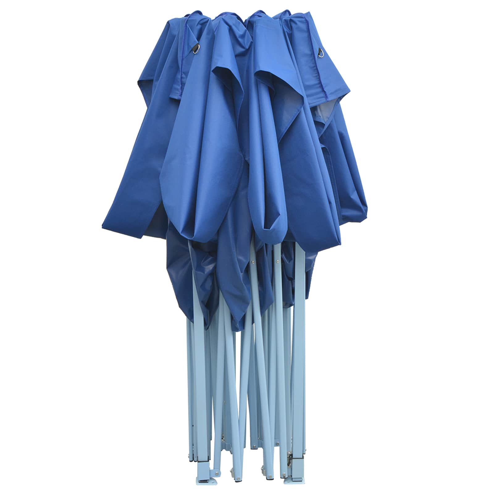 Tenda de festa azul 280 x 410 x 315 cm tecido oxford