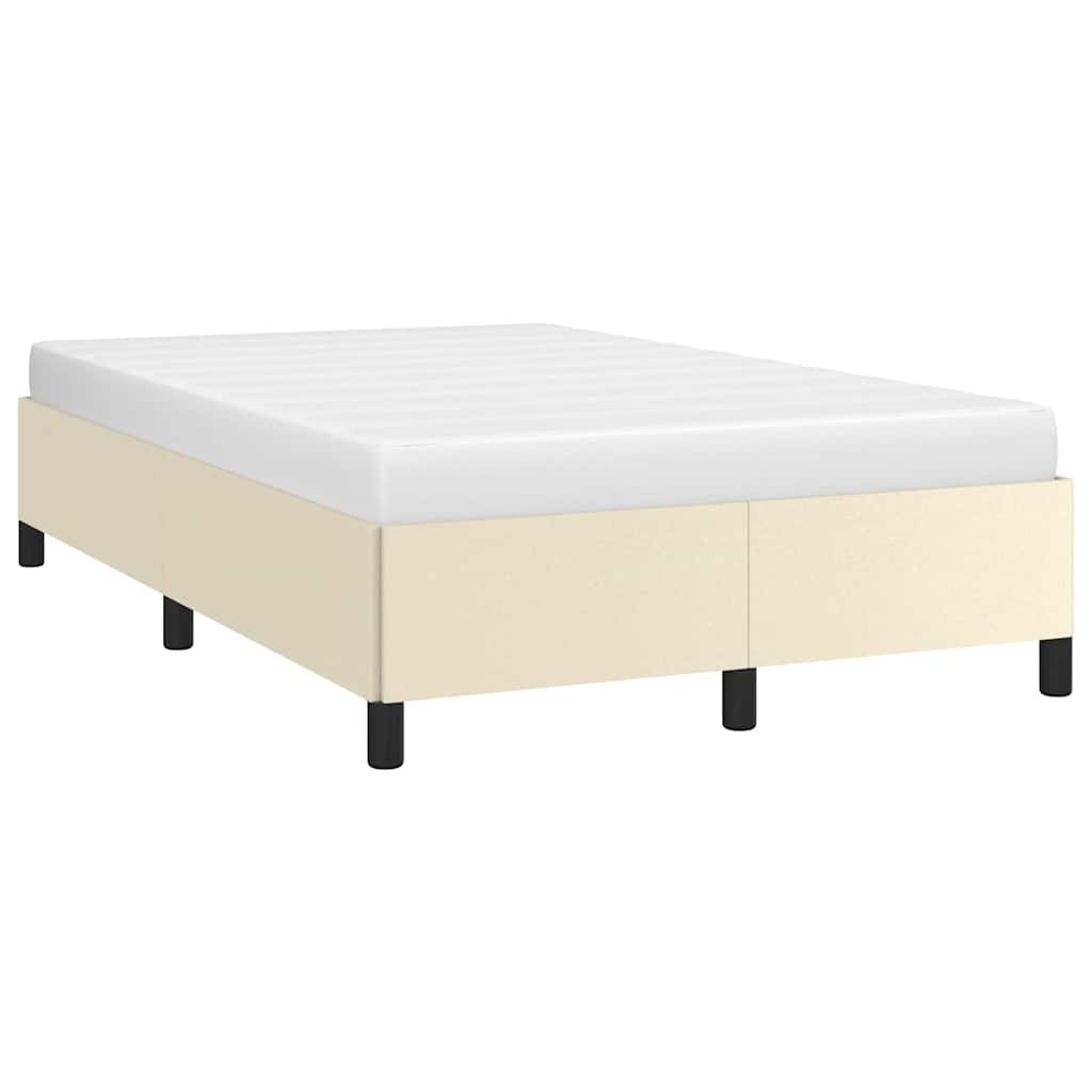 Moldura de cama sem creme de colchão 120x190 cm couro do falso