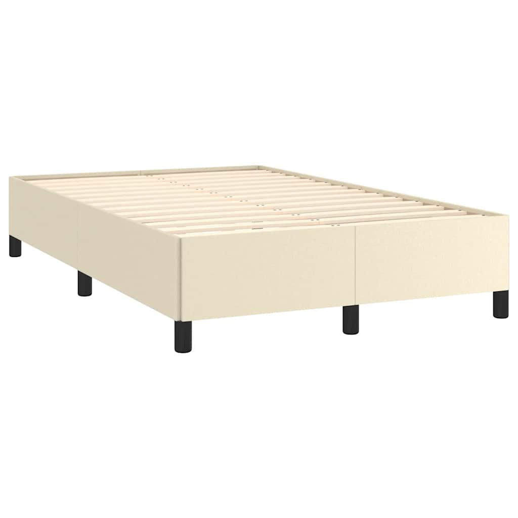 Moldura de cama sem creme de colchão 120x190 cm couro do falso