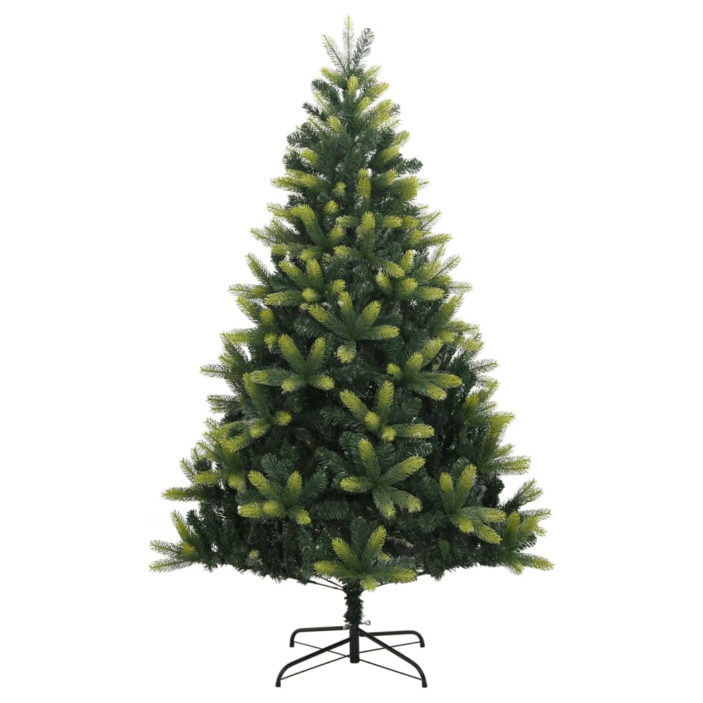 Árvore de natal artificial articulada com suporte 180 cm