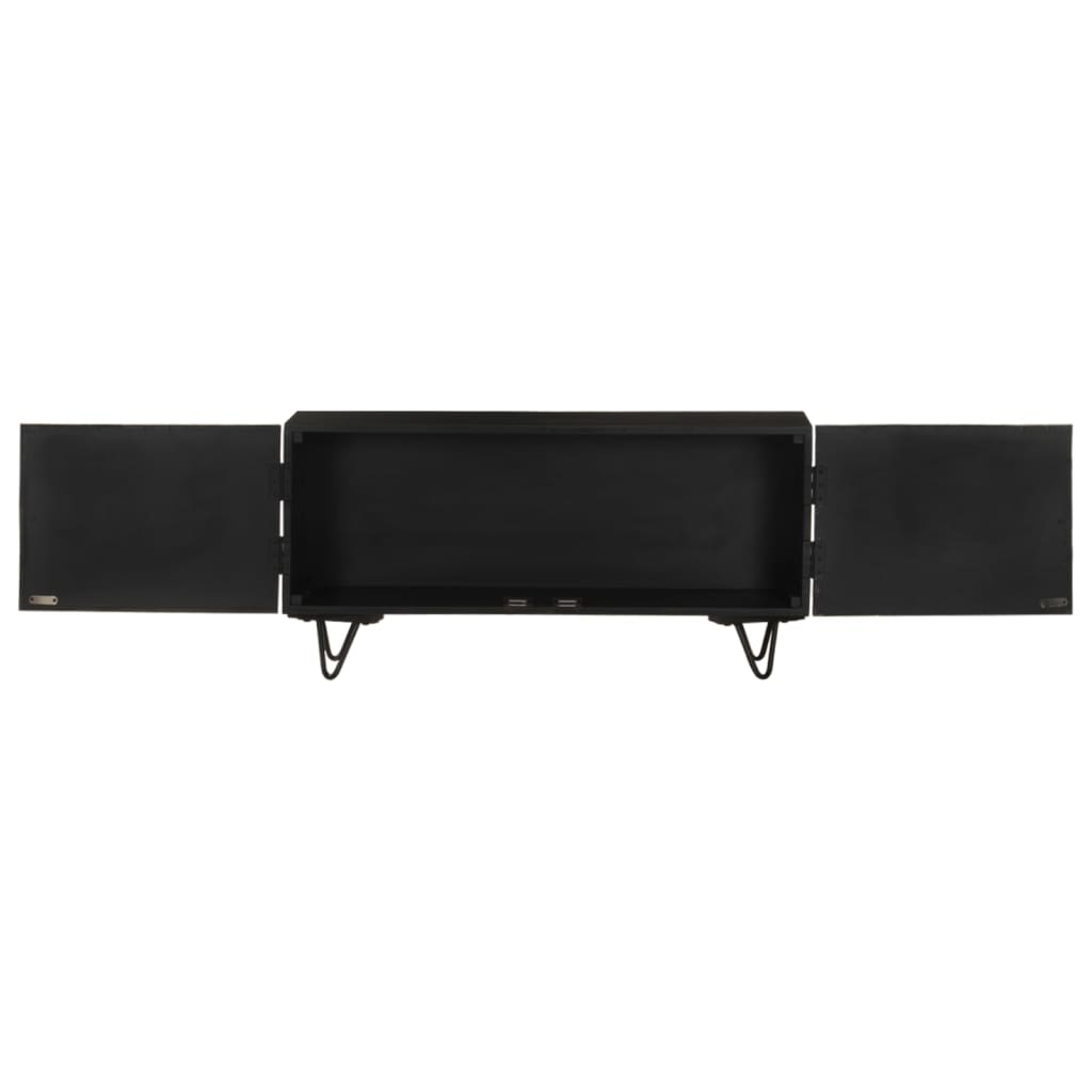 Móvel de TV 90x30x45 cm madeira de mangueira maciça