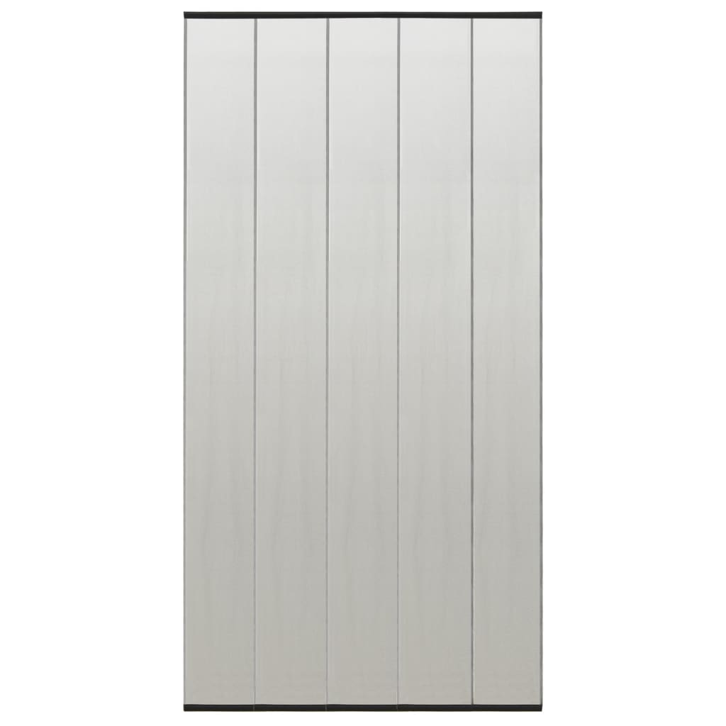 Cortina porta anti-insetos c/ 5 painéis 120x240 cm malha preto