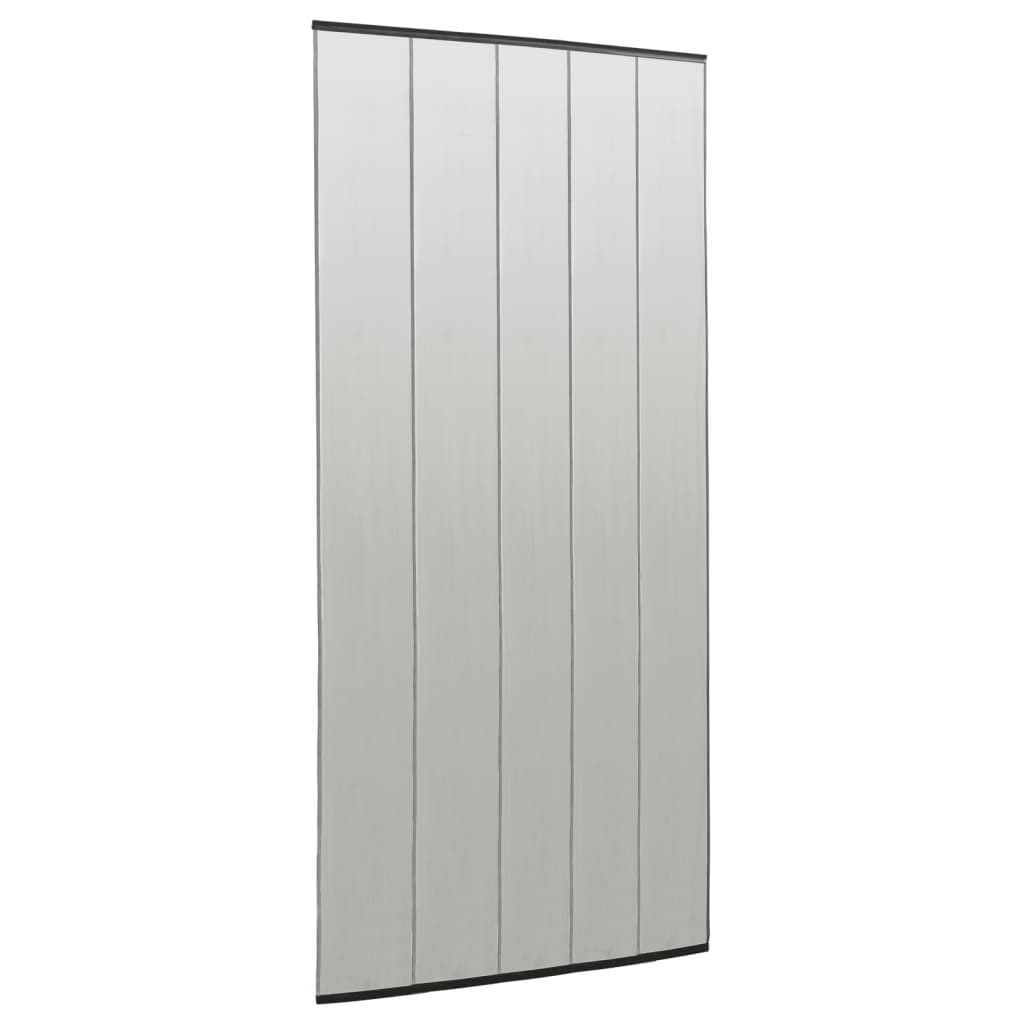 Cortina porta anti-insetos c/ 5 painéis 120x240 cm malha preto
