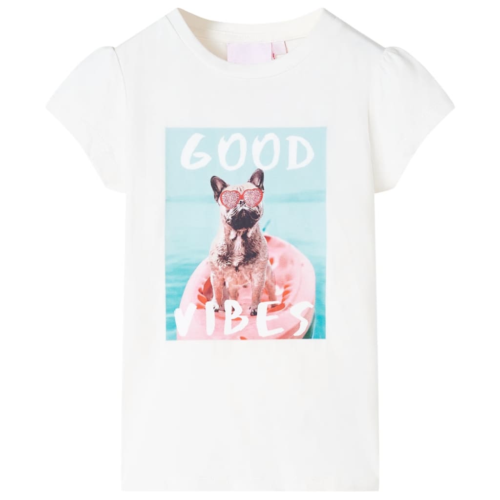T-shirt infantil cor cru 140