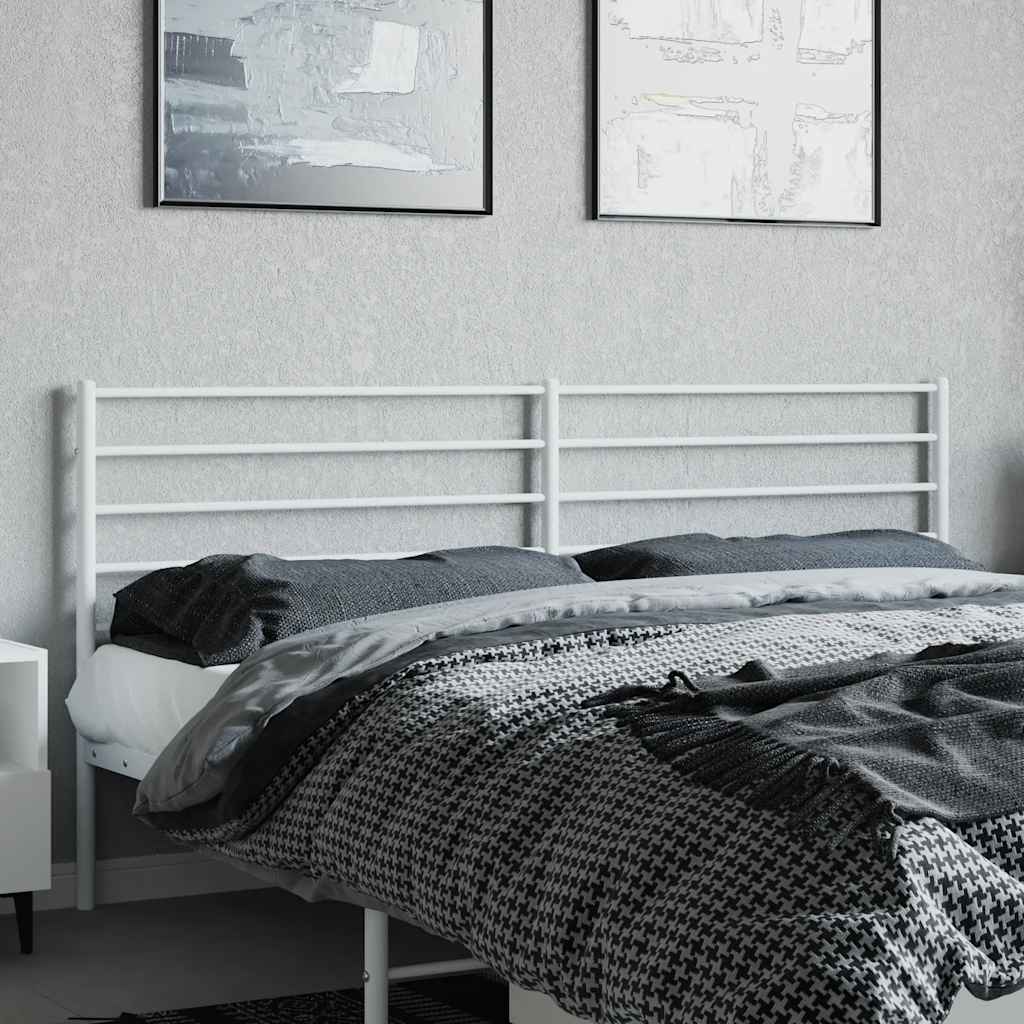 Cabeceira de substituição 200 cm metal branco