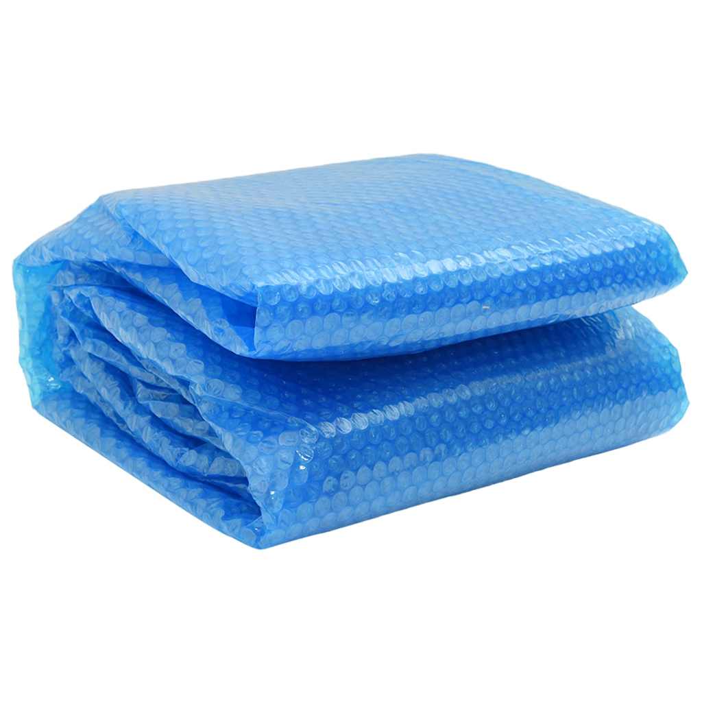 Cobertura de piscina redonda 488 cm PE azul