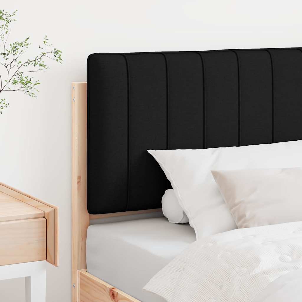 Cabeceira estofada com cabeceira marrom e preto 75 cm