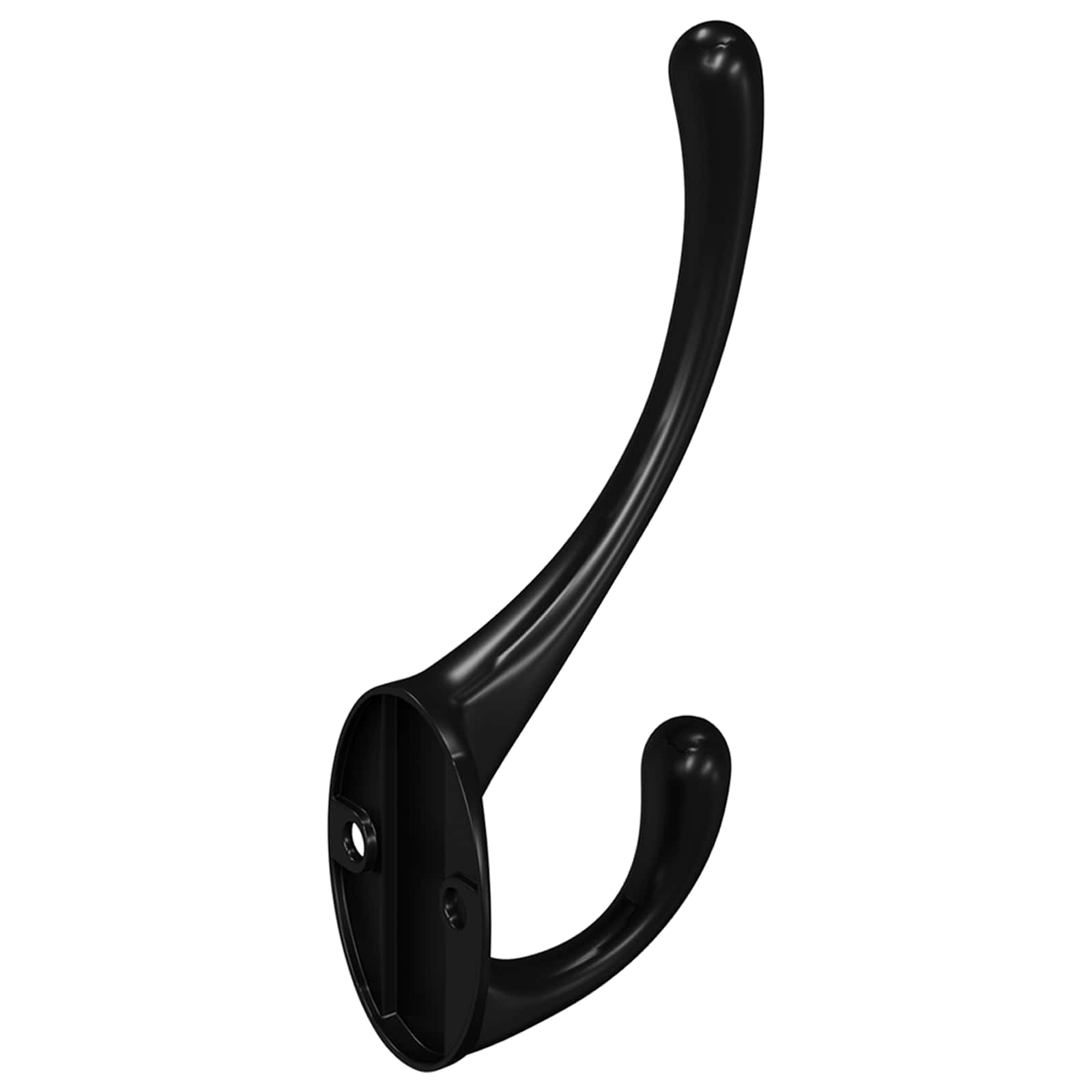 Cabide de roupas 346 unid. preto 102 x 29 x 47mm liga de zinco