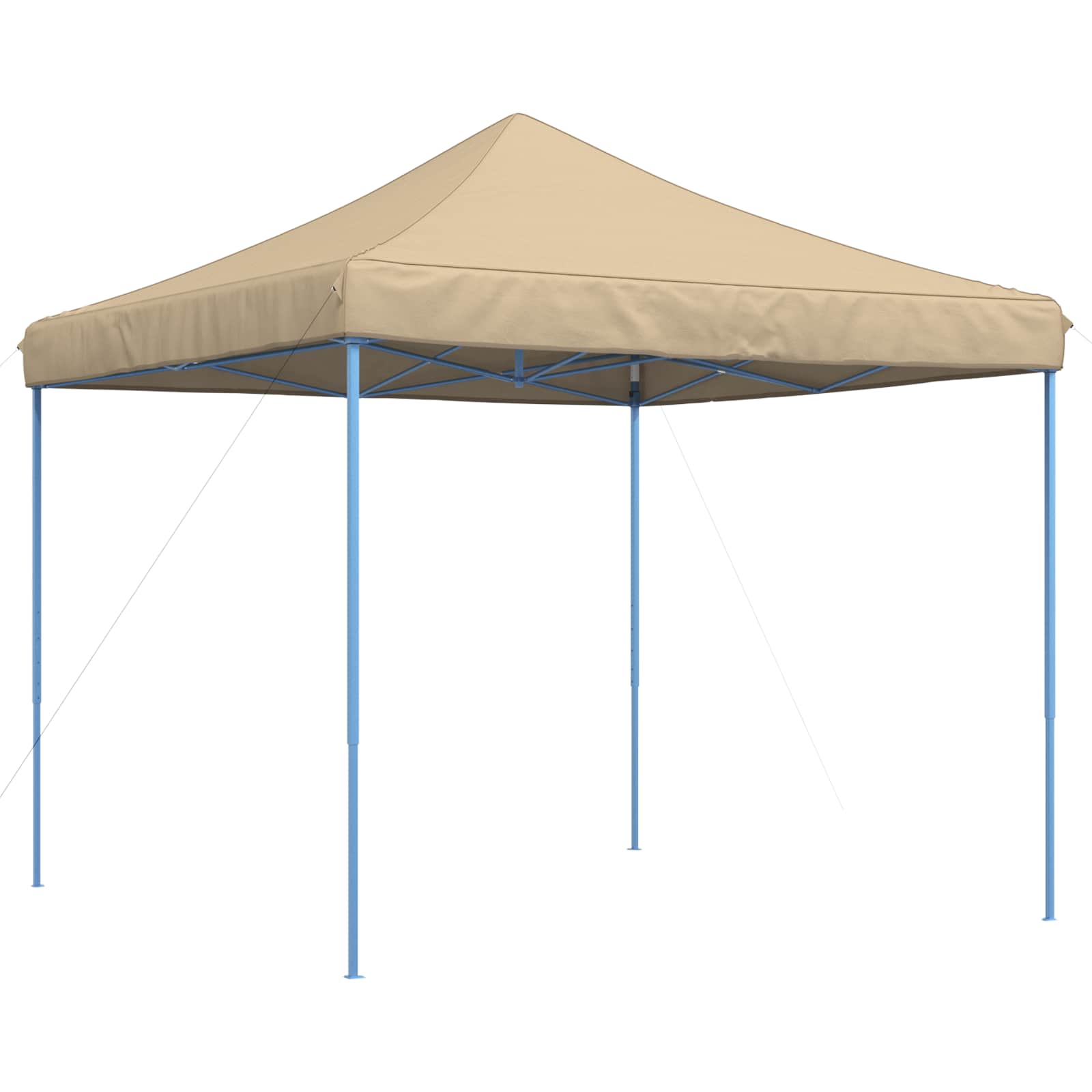 Tenda de festa bege 292 x 292 x 315 cm tecido oxford