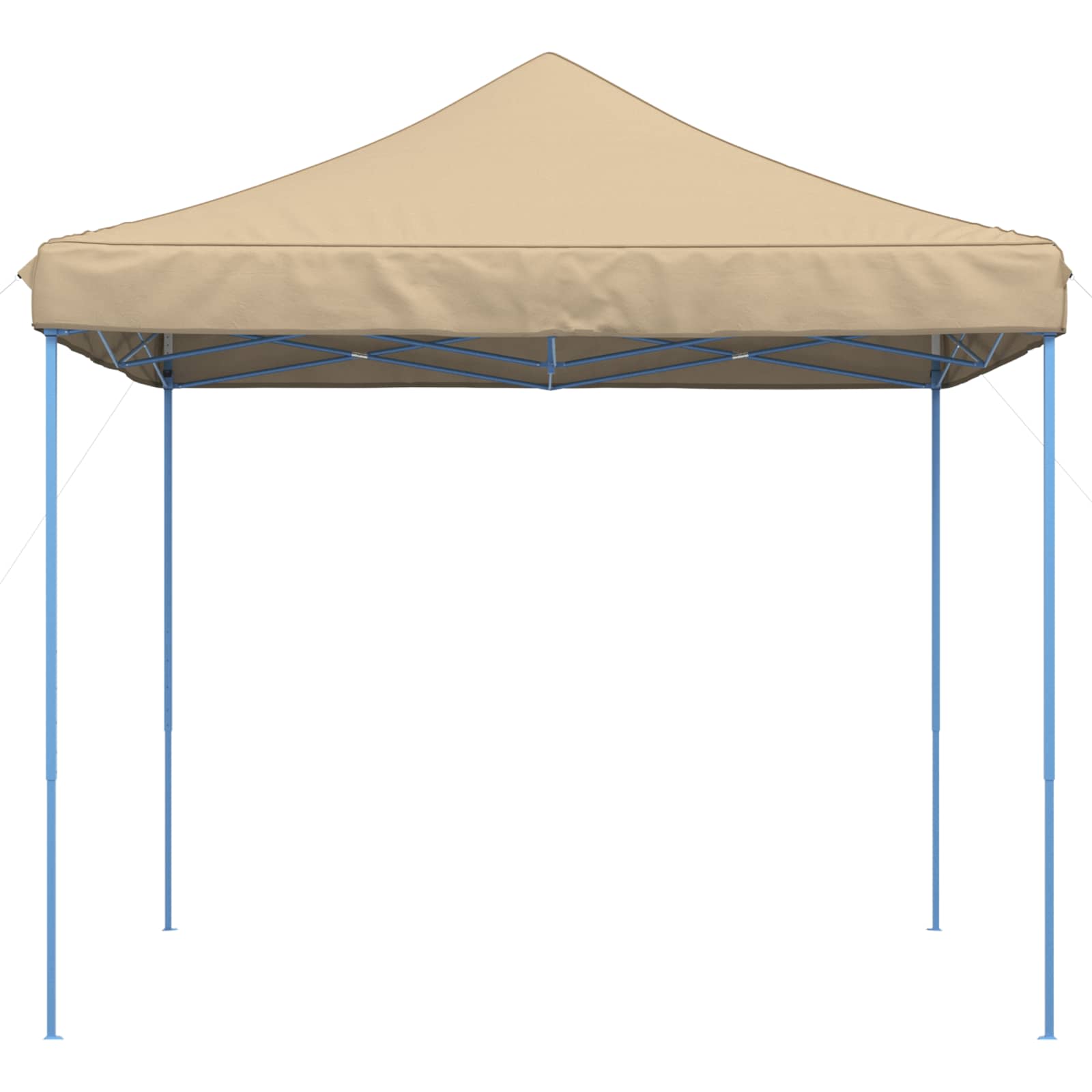 Tenda de festa bege 292 x 292 x 315 cm tecido oxford
