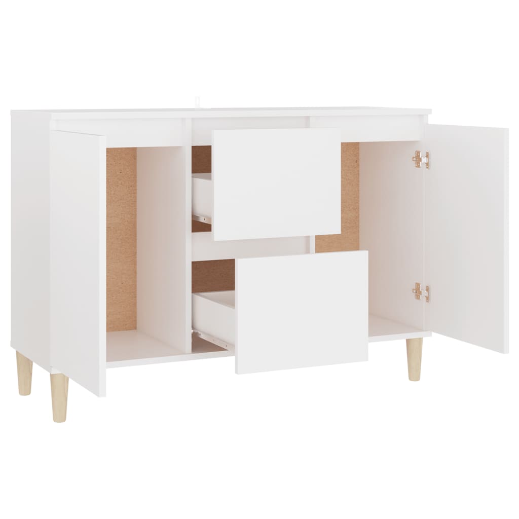 Aparador 101x35x70 cm derivados de madeira branco