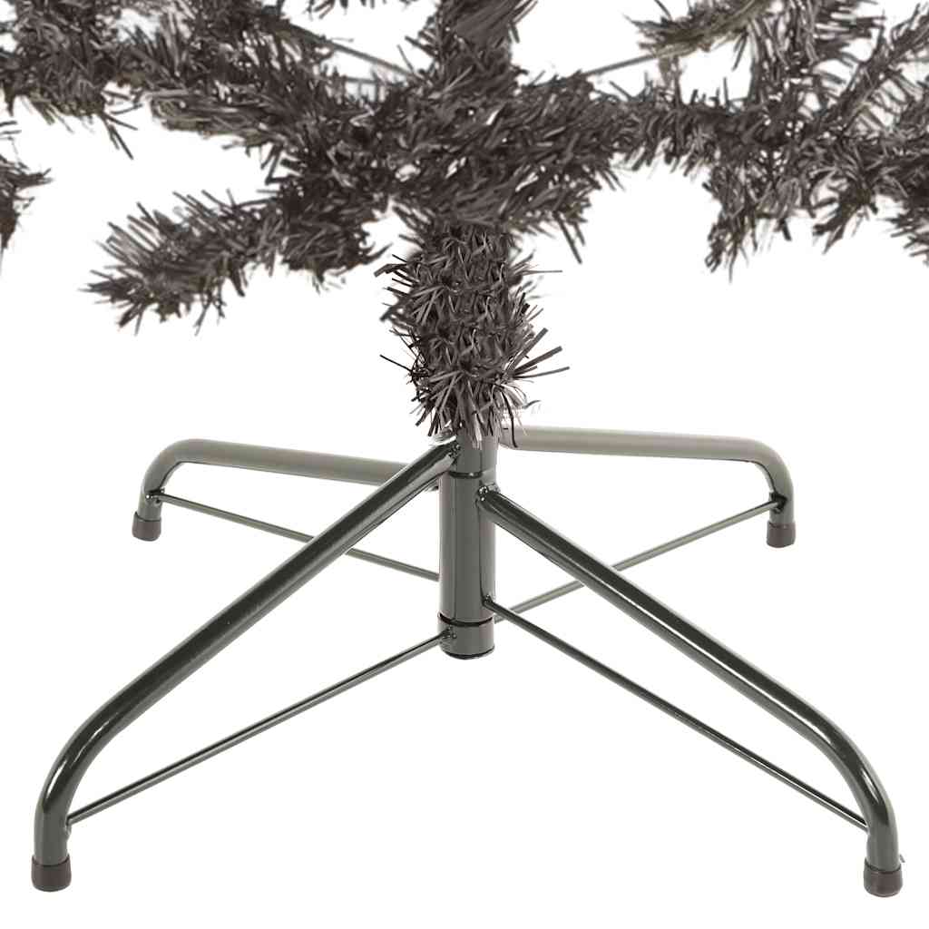 Árvore de natal fina 240 cm preto