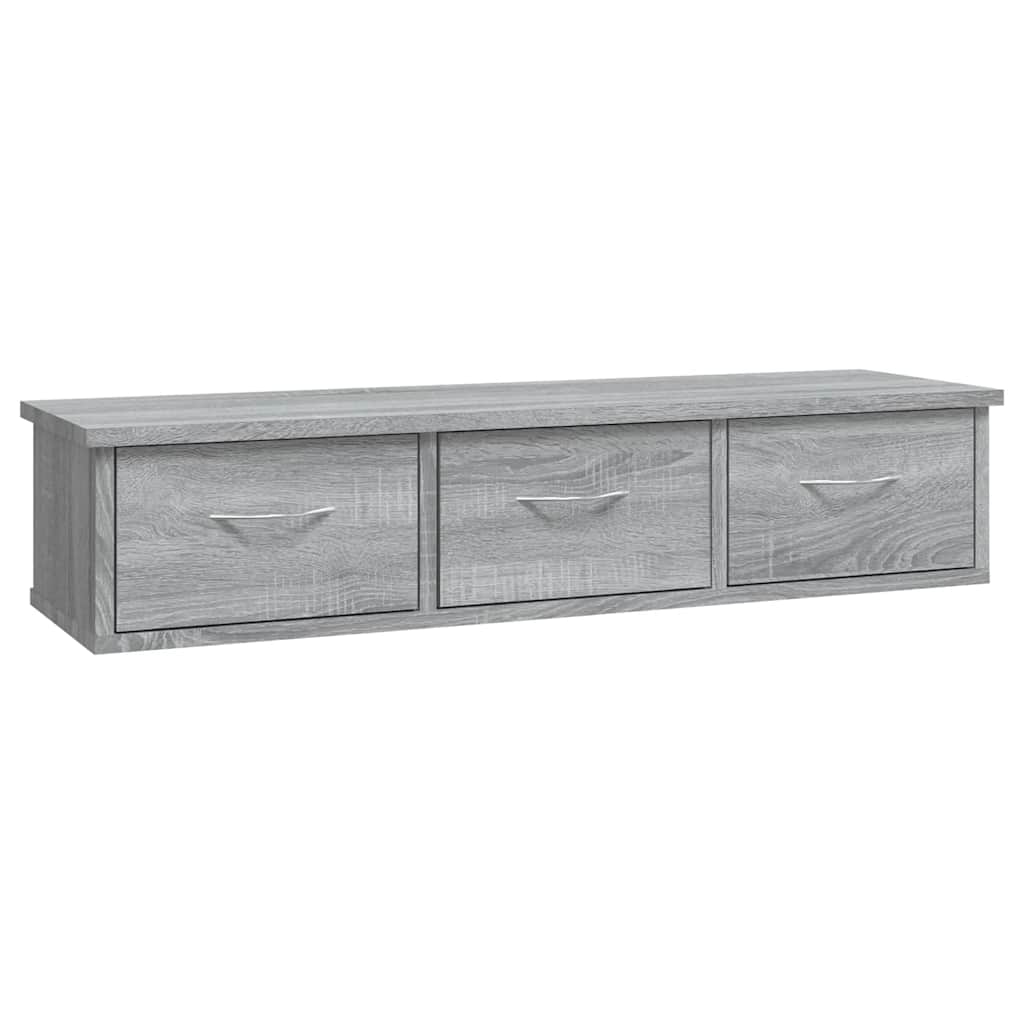 Armário parede 88x26x18,5 cm derivados madeira cinzento sonoma