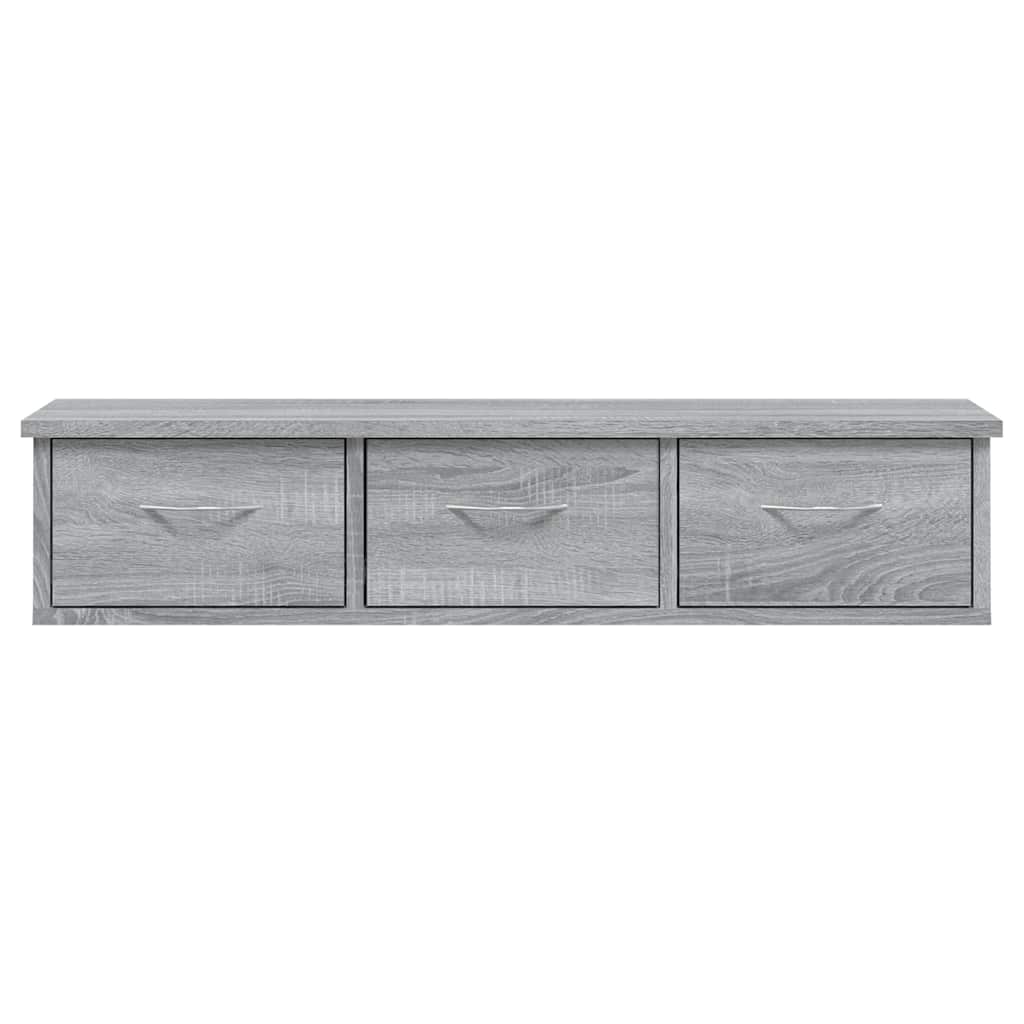 Armário parede 88x26x18,5 cm derivados madeira cinzento sonoma