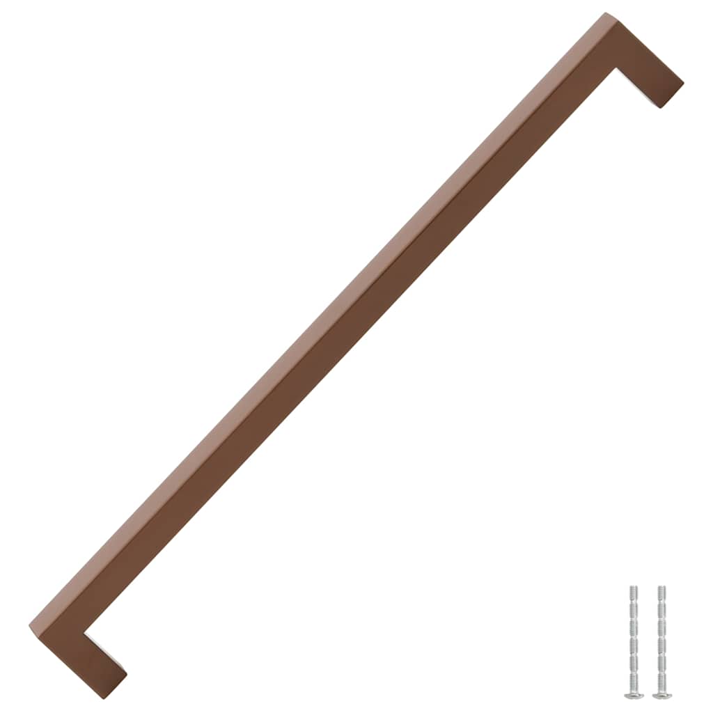 Puxadores para móveis 5 pcs 320 mm aço inoxidável bronze