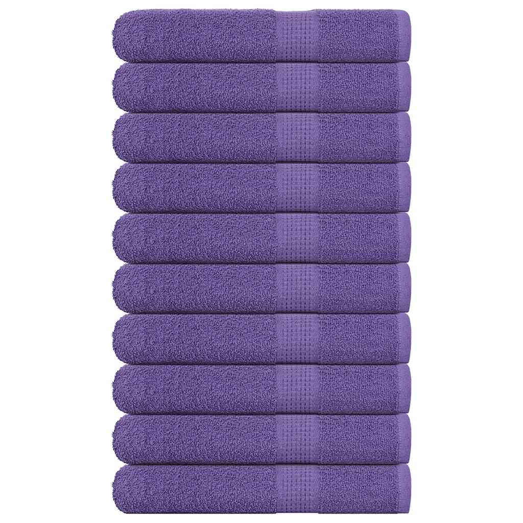 Toalhas frogn 10 pcs 100x200 cm 360 g/m² roxo
