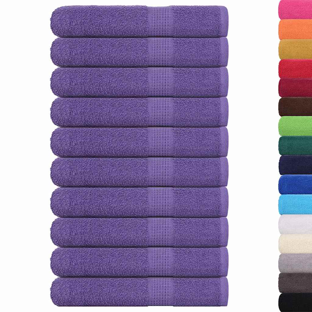 Toalhas frogn 10 pcs 100x200 cm 360 g/m² roxo