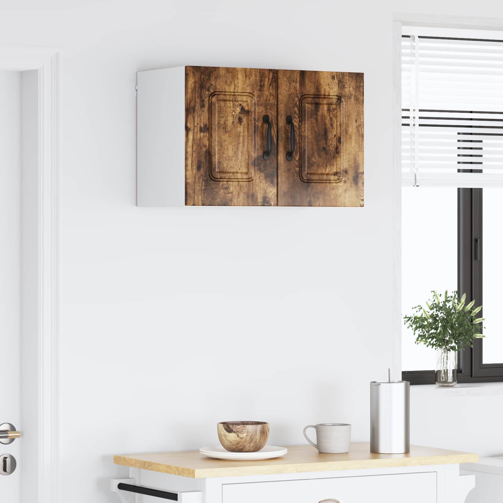 Painel de lava-louça kalmar 2 unid. carvalho defumado