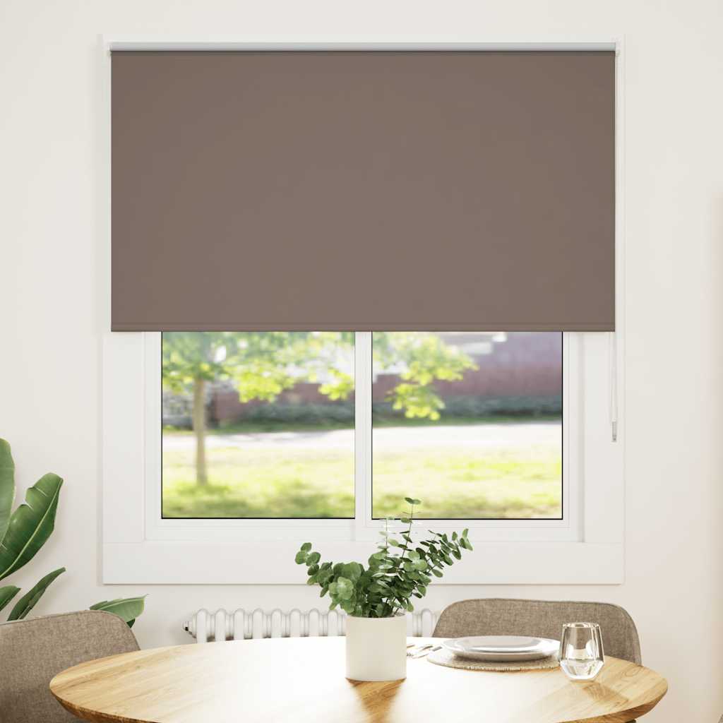 Persiana de enrolar 125x175 cm largura tecido 121,6cm poliéster