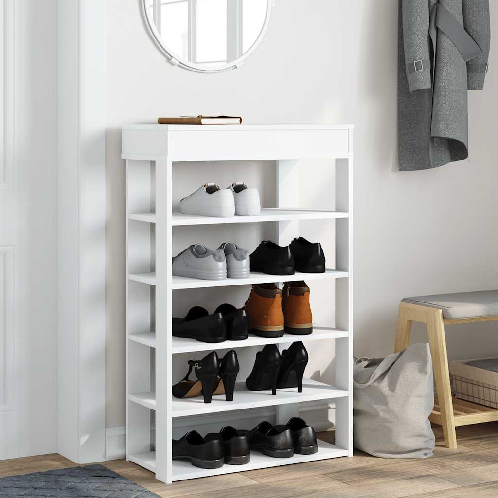 Sapateira 60x30x98 cm derivados de madeira branco