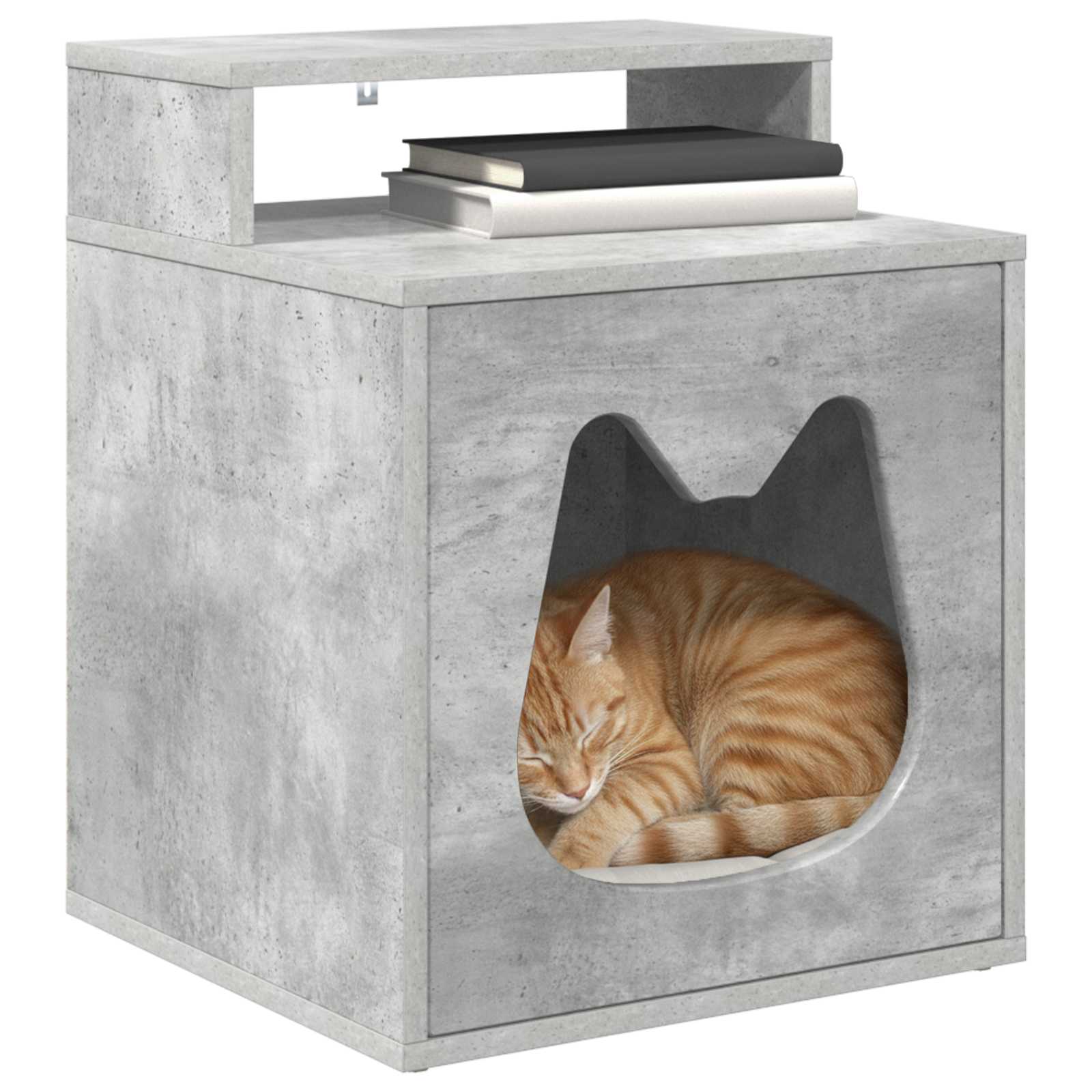 Casa para gatos concreto 42,5 x 40 x 53,5 cm