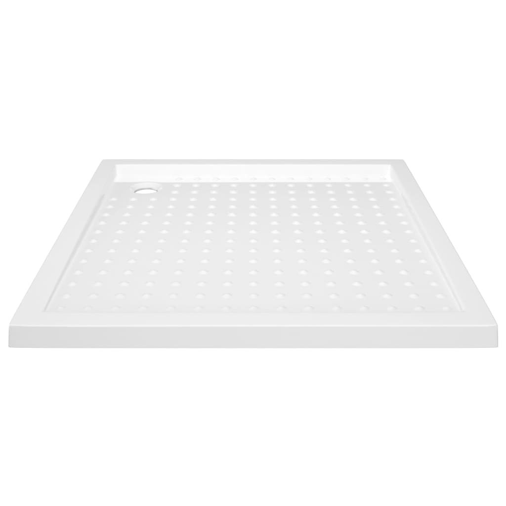 Base de chuveiro com pontos 90x90x4 cm ABS branco