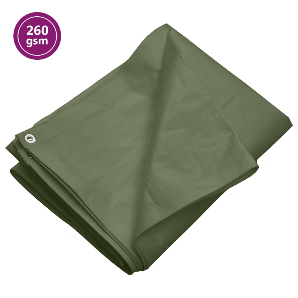 Lona 260 g/m² 8x12 m pead verde