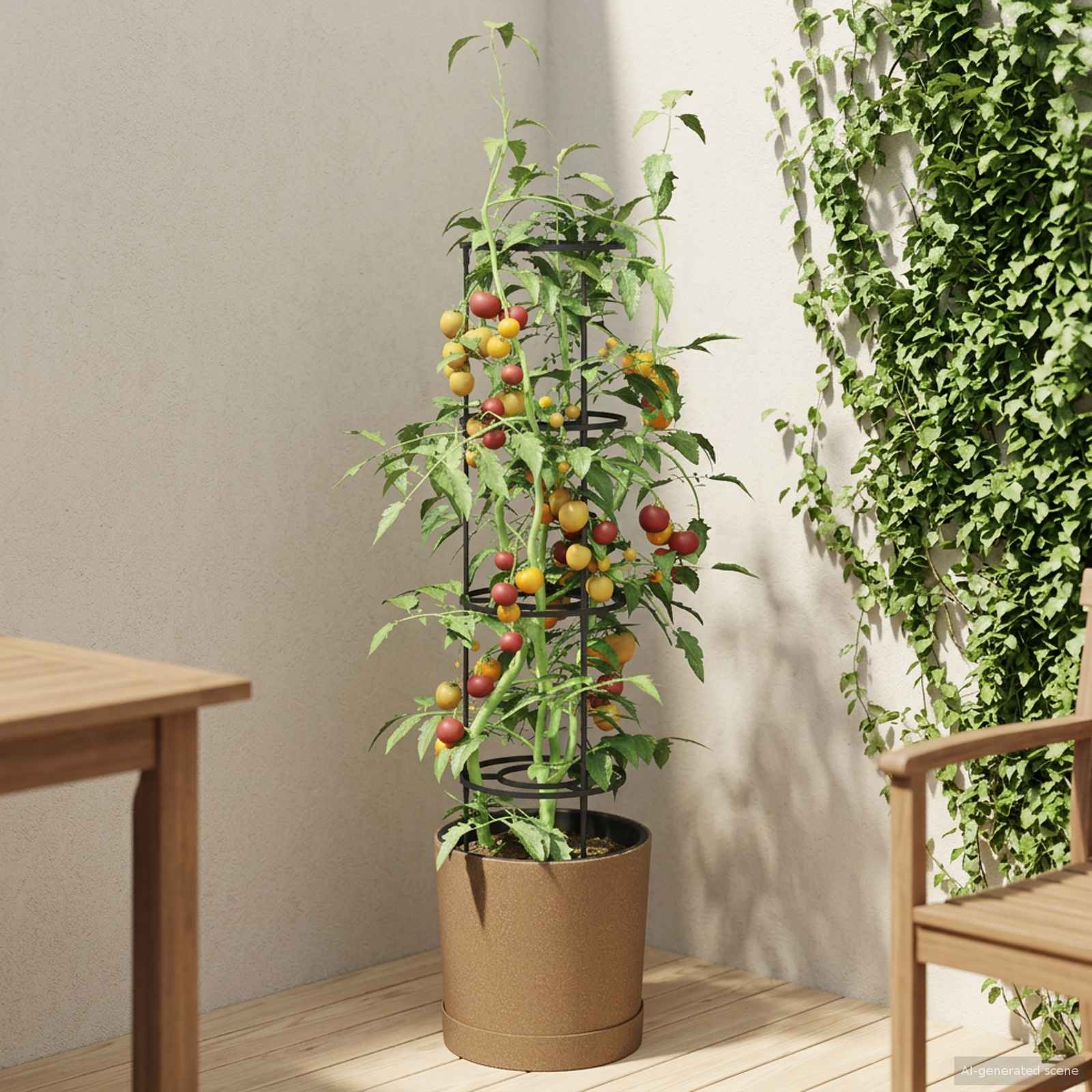 Cultivador de tomates naturo eco ø 39 x 139 cm wpc