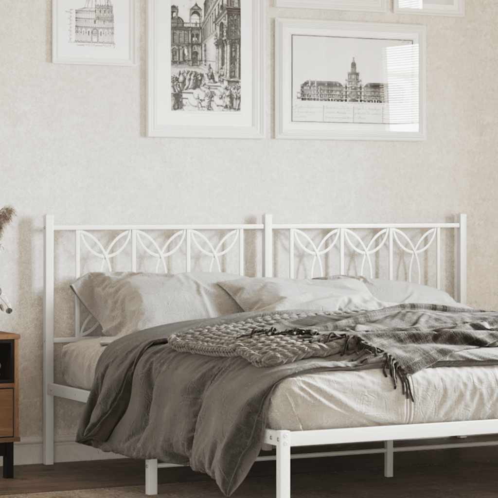 Cabeceira de substituição 180 cm metal branco