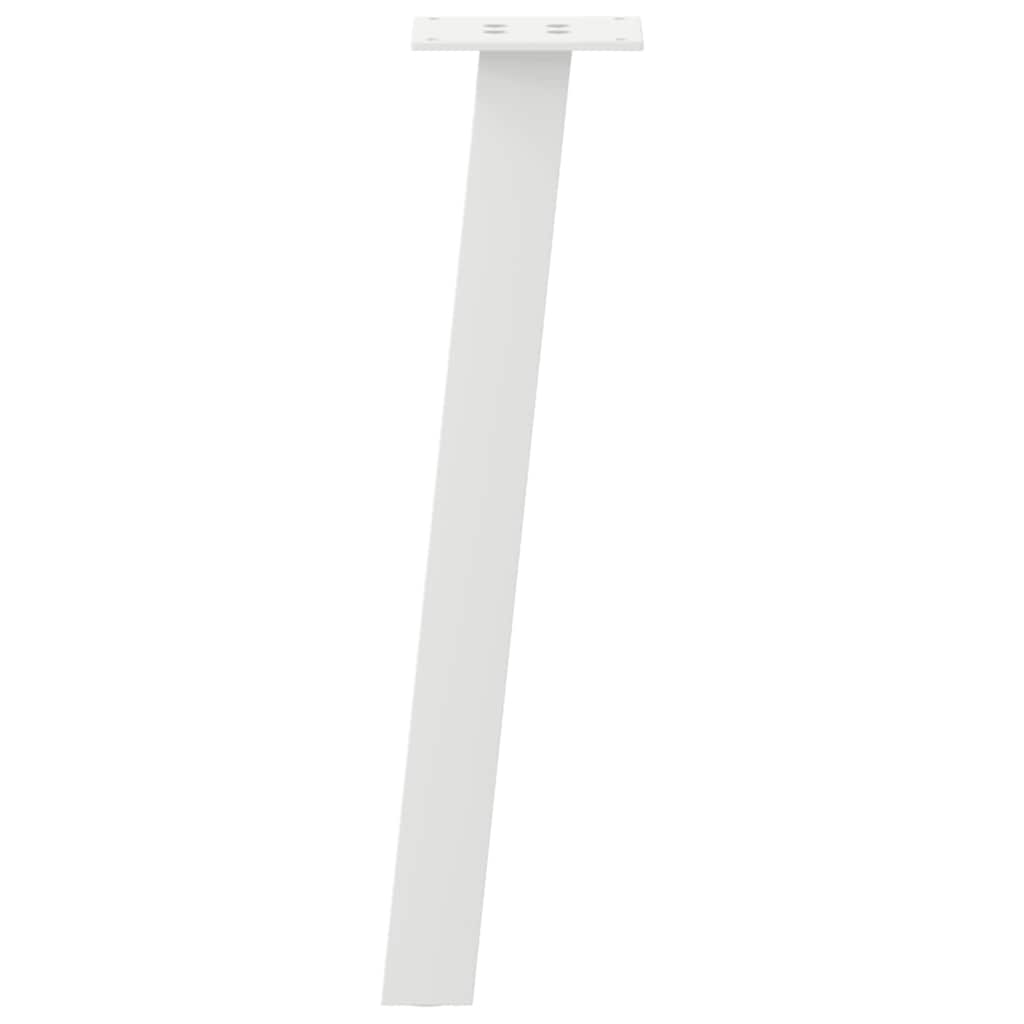 Pés para mesa de centro 4 peças, branco, 30 cm, aço