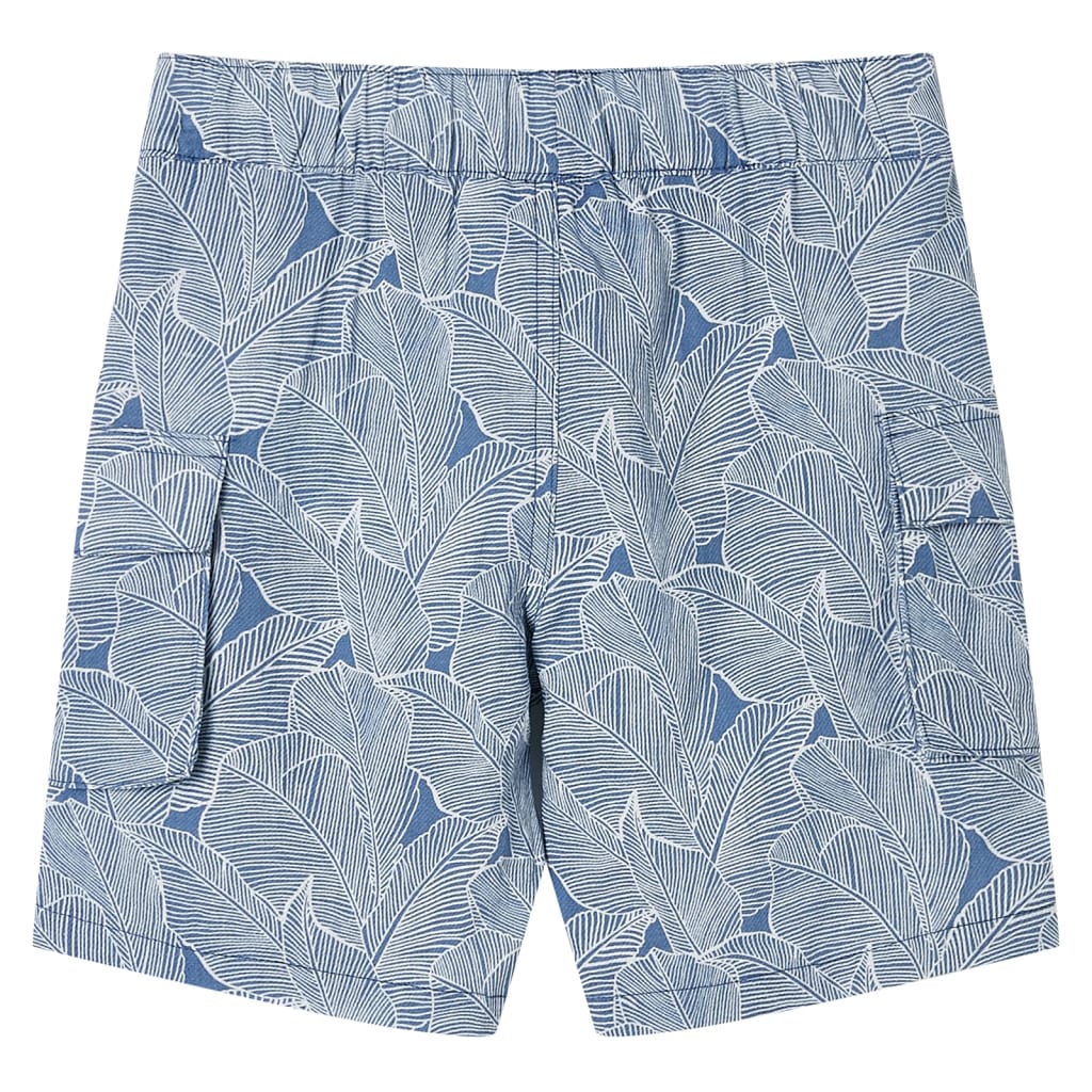Calções de criança com cordão azul-escuro 104