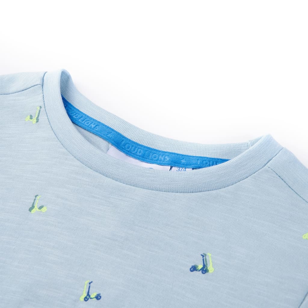 T-shirt para criança azul 104