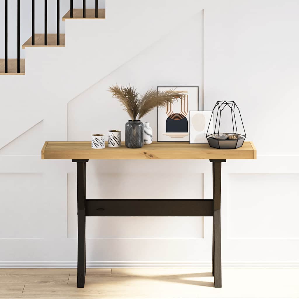Mesa consola noain pernas em forma de x 120x30x75 cm