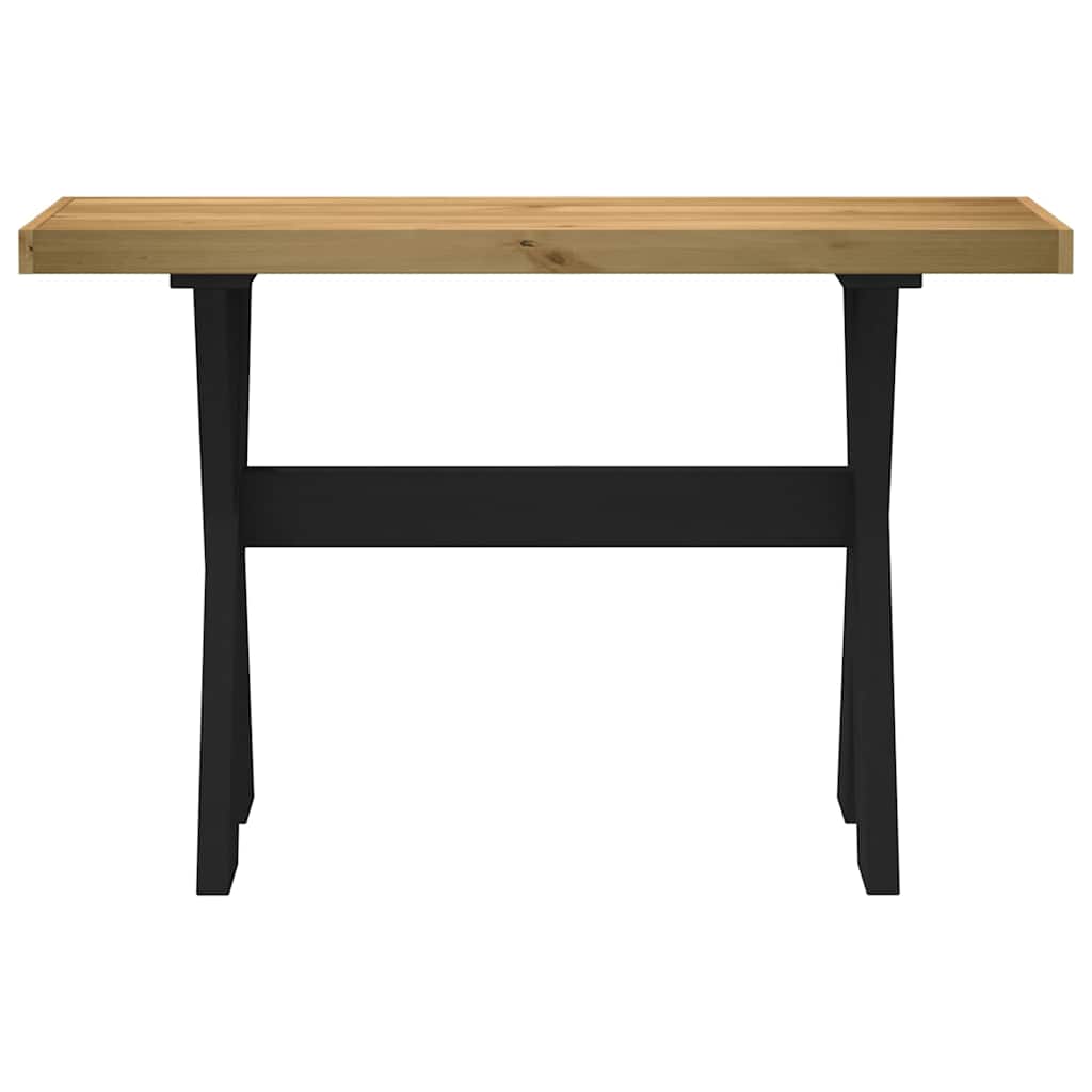 Mesa consola noain pernas em forma de x 120x30x75 cm