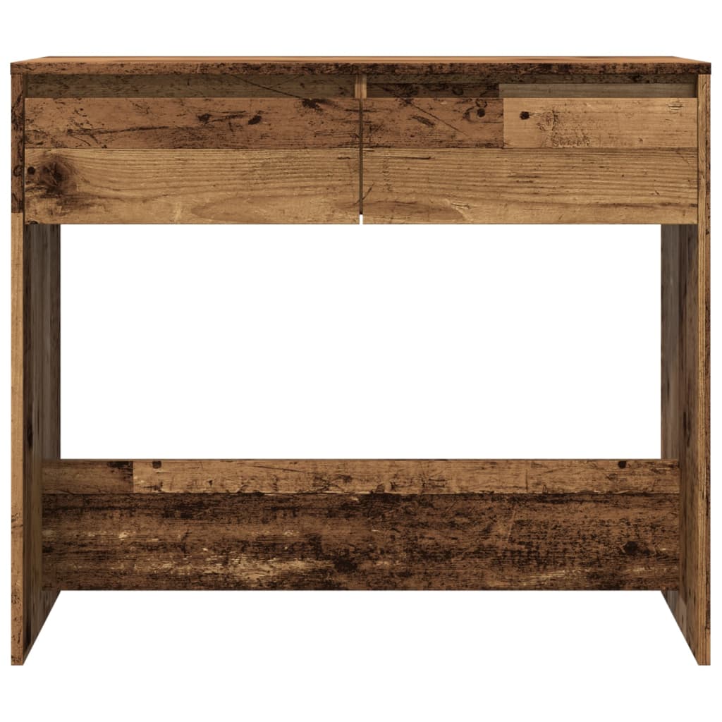 Mesa consola 89x41x76,5 cm derivados de madeira madeira velha