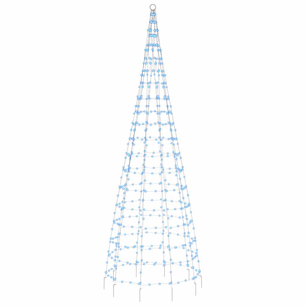 Árvore de natal LED 550 leds azul 300 cm