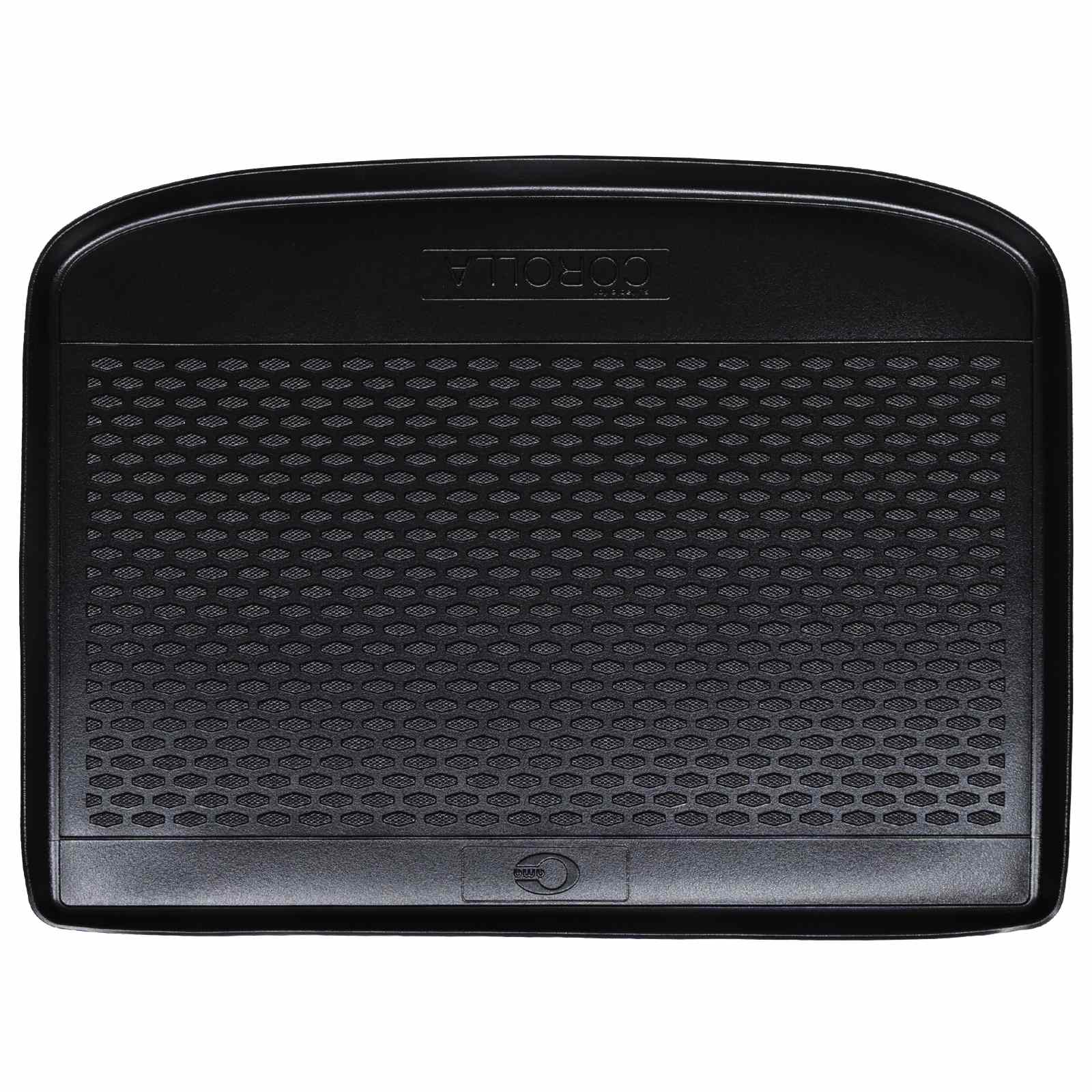 Tapete de porta-malas preto borracha