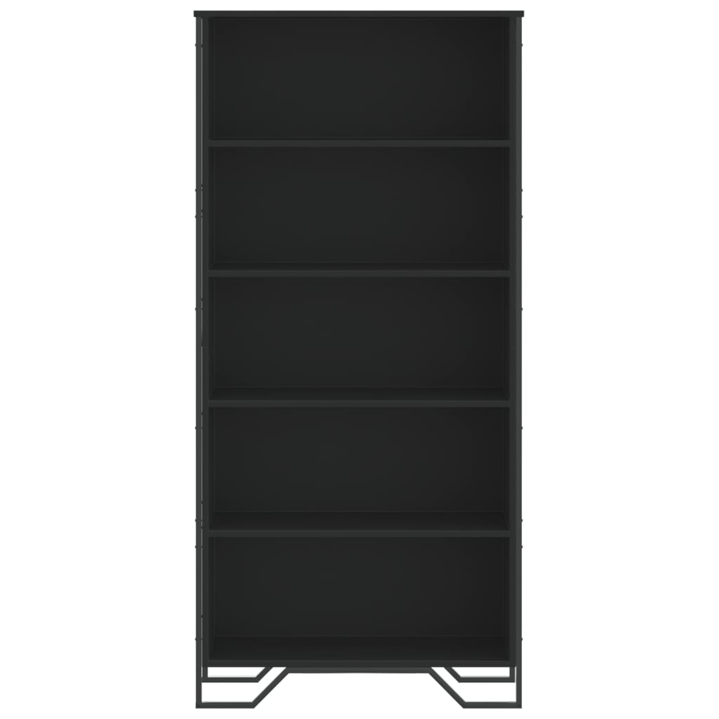 Estante 80x31x169 cm derivados de madeira preto