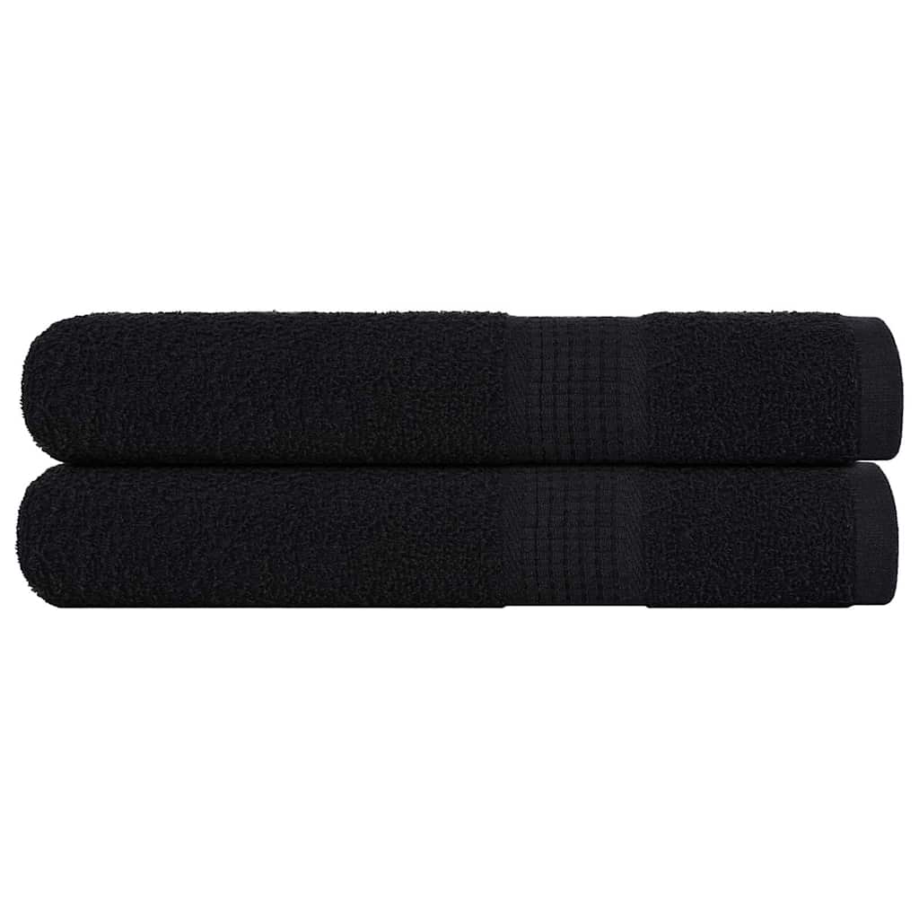 Toalhas frogn 2 pcs 100x200 cm 360 g/m² preto