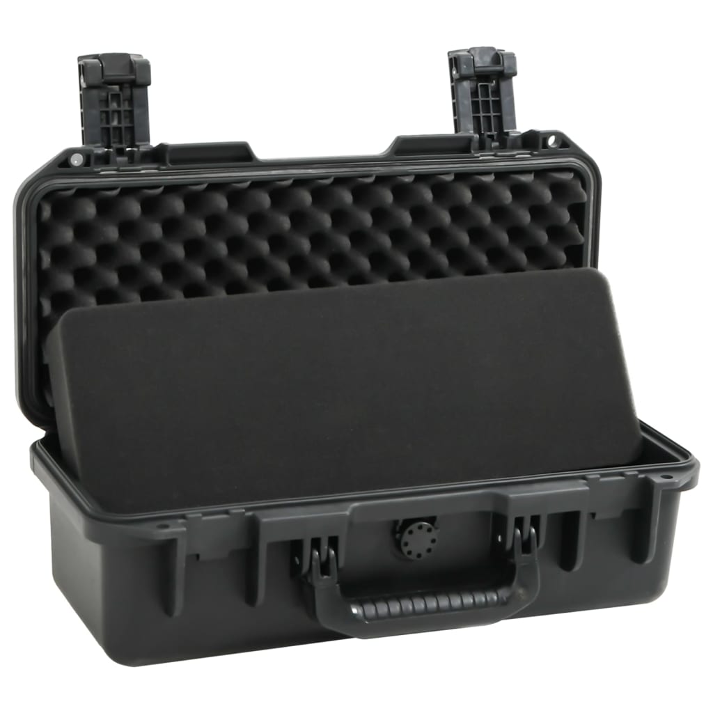Mala de viagem portátil 46,5x21,5x17,5 cm PP preto
